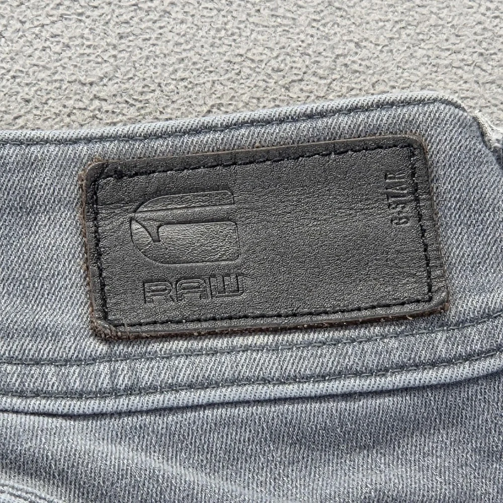 G-Star Raw Lynn Jeans Womens Gray Mid Rise Skinny Ankle Zip‎ Fits 29x28